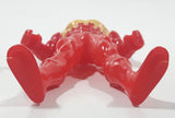 Greenbrier Ninja Character Red 4 3/4" Tall Plastic Toy Action Figure