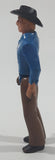 Vintage 1979 Tonka Toys Play People Rodeo Cowboy #476 3 1/2" Tall Toy Action Figure