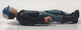 Vintage 1974 Fisher Price Motor Cycle Cop Police Officer 3 3/4" Tall Toy Action Figure Busted Foot