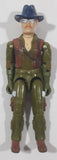 Vintage 1983 Hasbro G.I. Joe Wild Bill Dragonfly Helicopter Pilot 3 3/4" Tall Toy Action Figure