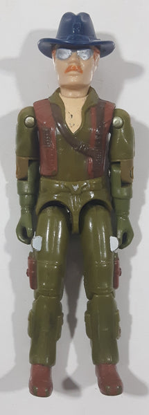 Vintage 1983 Hasbro G.I. Joe Wild Bill Dragonfly Helicopter Pilot 3 3/4" Tall Toy Action Figure