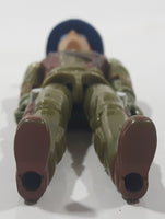Vintage 1983 Hasbro G.I. Joe Wild Bill Dragonfly Helicopter Pilot 3 3/4" Tall Toy Action Figure