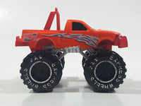 Greenbrier 4x4 Express Wheels Monster Truck Orange and Red Plastic Die Cast Toy Car Vehicle