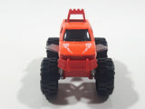 Greenbrier 4x4 Express Wheels Monster Truck Orange and Red Plastic Die Cast Toy Car Vehicle