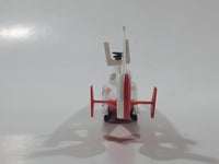 Majorette No. 322 Eurocopter (Airbus) Dauphin 2 SA 365 Coast Guard Helicopter White and Red 1/156 Scale Die Cast Toy Aircraft Vehicle