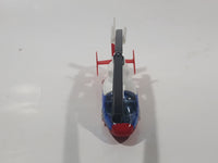 Majorette No. 322 Eurocopter (Airbus) Dauphin 2 SA 365 Coast Guard Helicopter White and Red 1/156 Scale Die Cast Toy Aircraft Vehicle