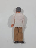 Vintage Lundby or Huckel Dollhouse Man Bendable Rubber Miniature 4" Tall Toy Doll Figure