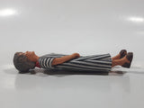 Vintage Lundby or Huckel Dollhouse Woman Bendable Rubber Miniature 4" Tall Toy Doll Figure