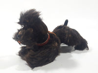 Vintage 1950s Steiff Mohair Snobby Poodle Black 5 1/2" Long Jointed Toy Animal