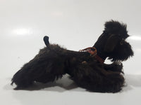 Vintage 1950s Steiff Mohair Snobby Poodle Black 5 1/2" Long Jointed Toy Animal