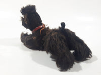 Vintage 1950s Steiff Mohair Snobby Poodle Black 5 1/2" Long Jointed Toy Animal