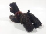 Vintage 1950s Steiff Mohair Snobby Poodle Black 5 1/2" Long Jointed Toy Animal