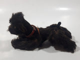 Vintage 1950s Steiff Mohair Snobby Poodle Black 5 1/2" Long Jointed Toy Animal