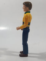 Playskool Loving Family Dad in Yellow Shirt and Blue Jean Pants 6" Tall Toy Action Figure