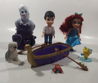 Disney Princess The Little Mermaid Characters and Row Boat Figure Set