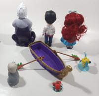 Disney Princess The Little Mermaid Characters and Row Boat Figure Set