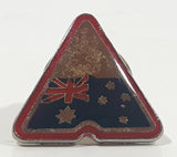 Australia Flag Triangle Shaped Enamel Metal Lapel Pin