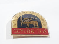 Rare Brisbane Australia World Expo 88 Sri Lanka Pavilion Ceylon Tea Enamel Metal Pin