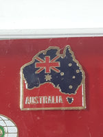 Rare Brisbane Australia World Expo 88 Enamel Metal Pin Set of 3 in Plastic Case