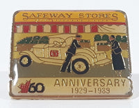 1929 to 1989 Safeway 60th Anniversary Antique Classic Delivery Truck Themed Enamel Metal Lapel Pin