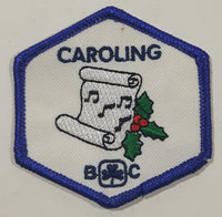 BC Girl Guides Christmas Caroling 2 1/2" x 2 1/2" Embroidered Fabric Patch Badge