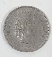 Vintage 1962 Switzerland 5 Rappen 5/8" Metal Coin