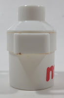 Vintage 1980s Playskool Lil' Playmates Milk Can 2 1/4" Tall White Plastic Toy