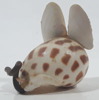 Sea Shell Mouse 1 3/4" Long Folk Art Figure