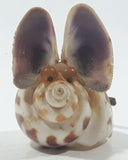 Sea Shell Mouse 1 3/4" Long Folk Art Figure