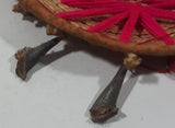 Vintage Woven Mexican Sombrero Hat 5 1/4" Wide Toy Doll Clothes