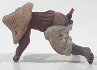 Rare Unique Vintage Mexico Presiden Cola Man with Bottle in His Back Pocket 3" Long Clay Figurine Pencil Holder
