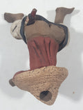 Rare Unique Vintage Mexico Presiden Cola Man with Bottle in His Back Pocket 3" Long Clay Figurine Pencil Holder