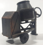 Vintage Cement Mixer Miniature Metal Pencil Sharpener Doll House Furniture