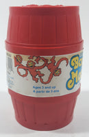 Vintage 1989 Milton Bradley Coleco No. 83120 Barrel of Monkey's 14 Red Plastic Toy Monkeys in a Barrel