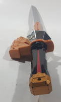 2011 Bandai SCG Power Rangers Samurai Sentai Shinkenger Sword 17 1/2" Long Gold and Grey Toy Weapon