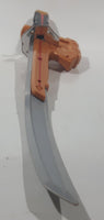 2011 Bandai SCG Power Rangers Samurai Sentai Shinkenger Sword 17 1/2" Long Gold and Grey Toy Weapon