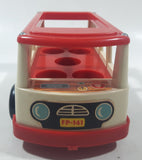 Vintage 1969 Fisher Price 141 Mini Bus 6 1/4" Long Plastic Toy Car Vehicle