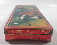 2002 Russell Stover Elvis Presley Enterprises Elvis Presley U.S. Army 12 3/8" Long Embossed Tin Metal Container