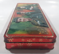 2002 Russell Stover Elvis Presley Enterprises Elvis Presley U.S. Army 12 3/8" Long Embossed Tin Metal Container