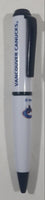 NHL Vancouver Canucks Ice Hockey Team White 5 1/2" Long Click Pen (Out of Ink)