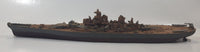 USS Missouri BB-63 Iowa Class Battleship Gunner Warship 19 3/4" Long Model Military Ship