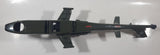 Vintage 1983 Hasbro G.I. Joe Dragonfly Helicopter JF6784026 Canada 19 1/4" Long Army Green Plastic Toy Aircraft Broken Off Rotor Blades