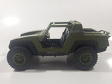 Vintage 1982 Hasbro G.I. Joe Jeep Army Green 8 1/2" Long Plastic Toy Vehicle