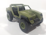 Vintage 1982 Hasbro G.I. Joe Jeep Army Green 8 1/2" Long Plastic Toy Vehicle