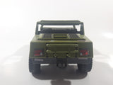 Vintage 1982 Hasbro G.I. Joe Jeep Army Green 8 1/2" Long Plastic Toy Vehicle