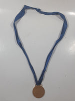 Vintage 1977 Strathcona Trust Shoot Best Shot 754 - RCACS L. Knoesel Brass Medal Award with Blue Ribbon