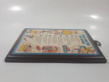 Vintage 1977 Hallmark Cards Rules For The Rec Room 5 3/4" x 8" Wood Wall Plaque