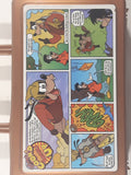 Vintage Whirley Disney's Cook'd Up Comics Brown Plastic Pencil Case