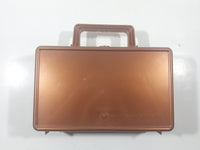 Vintage Whirley Disney's Cook'd Up Comics Brown Plastic Pencil Case