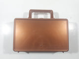 Vintage Whirley Disney's Cook'd Up Comics Brown Plastic Pencil Case